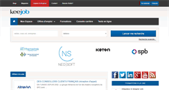 Desktop Screenshot of keejob.com